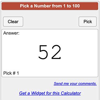 pick a number between 1 and 100|Random Number Between 1 And 100 .